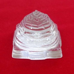 Lab Tested 31.500 Gram Natural Crystal Shree Yantra | Sphatik Shri Yantra | Shree Maha Laxmi Yantra